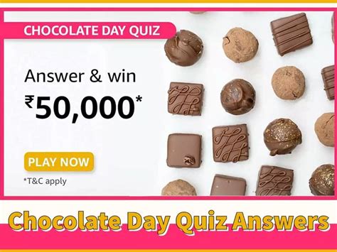 amazon quiz answers today 50,000|Amazon Chocolate Day Quiz Answers Today Win: .